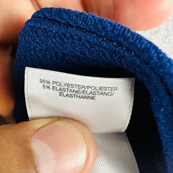 New Kasper Woman Sz 1X Plus Dress Pants Pull On Comfort Waist Blue Crepe  NWT - Picture 4 of 9